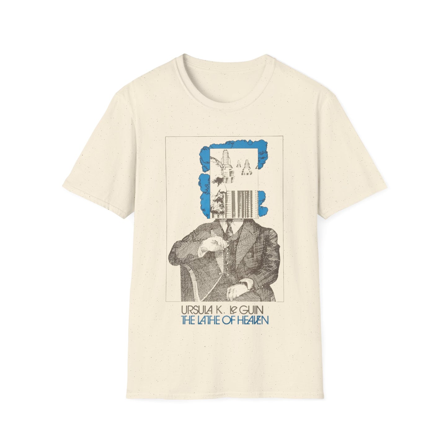 1971 book lathe of heaven by ursula k le guin tshirt book cover tshirt