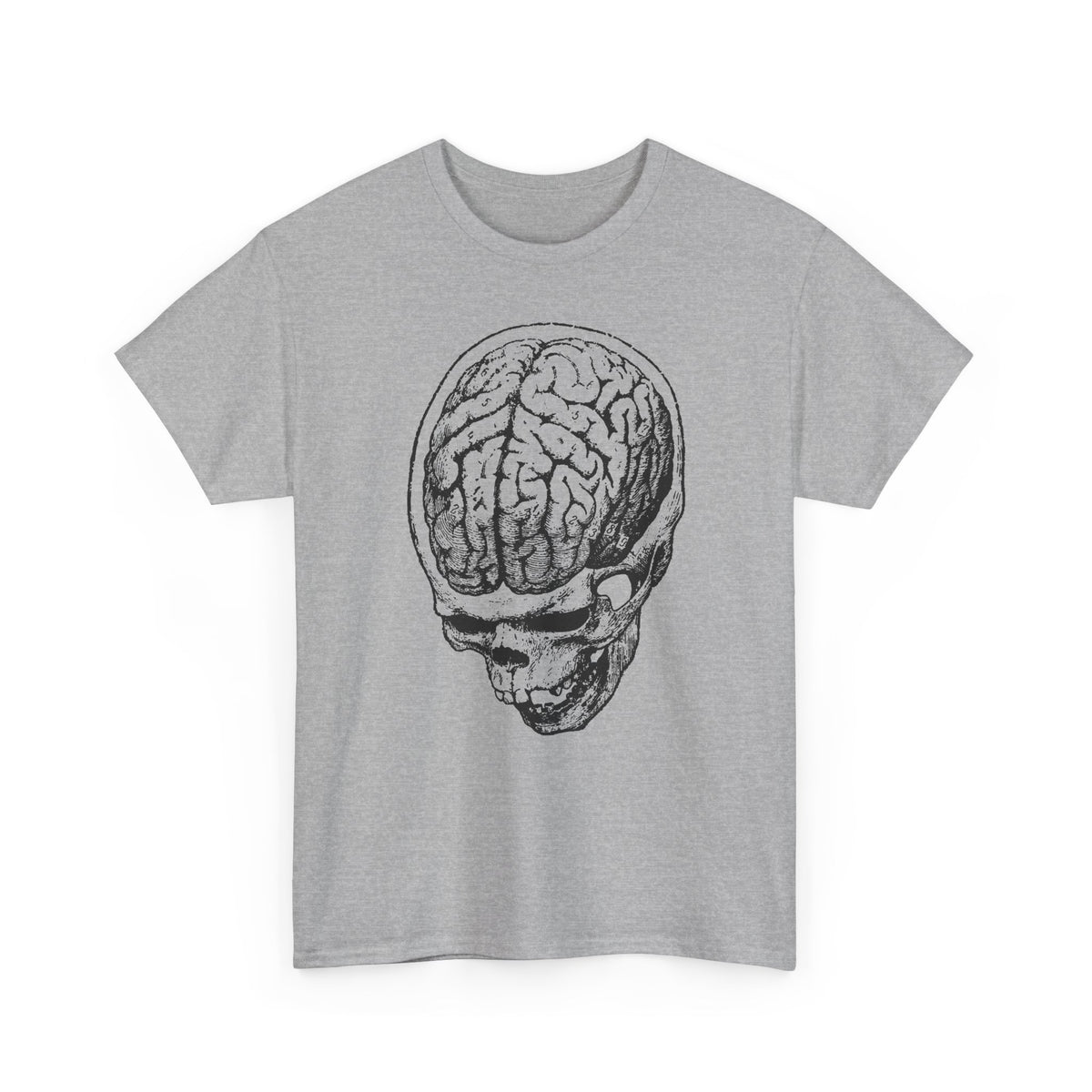 early 1900s brain anatomy illustration tshirt