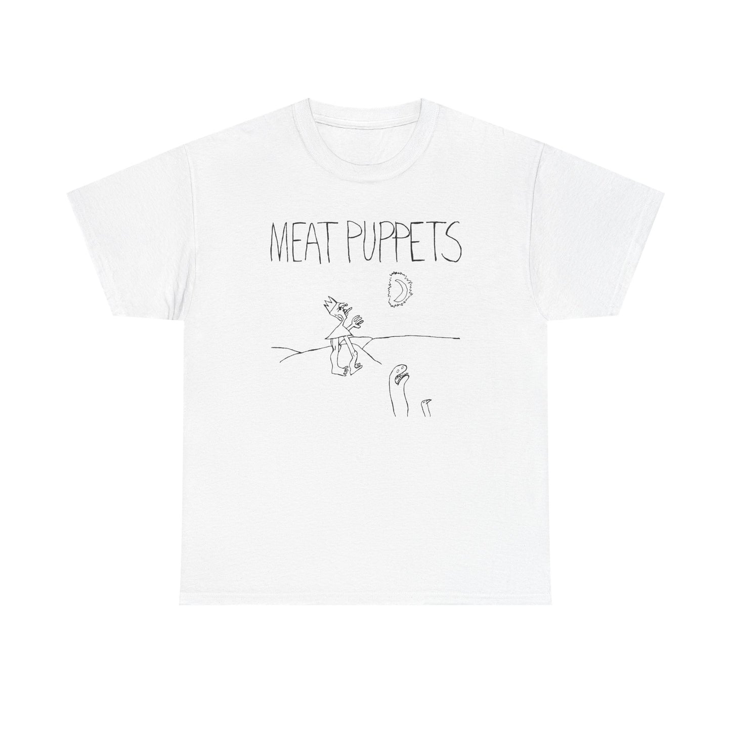 1985 meat puppets album in a car album cover tshirt