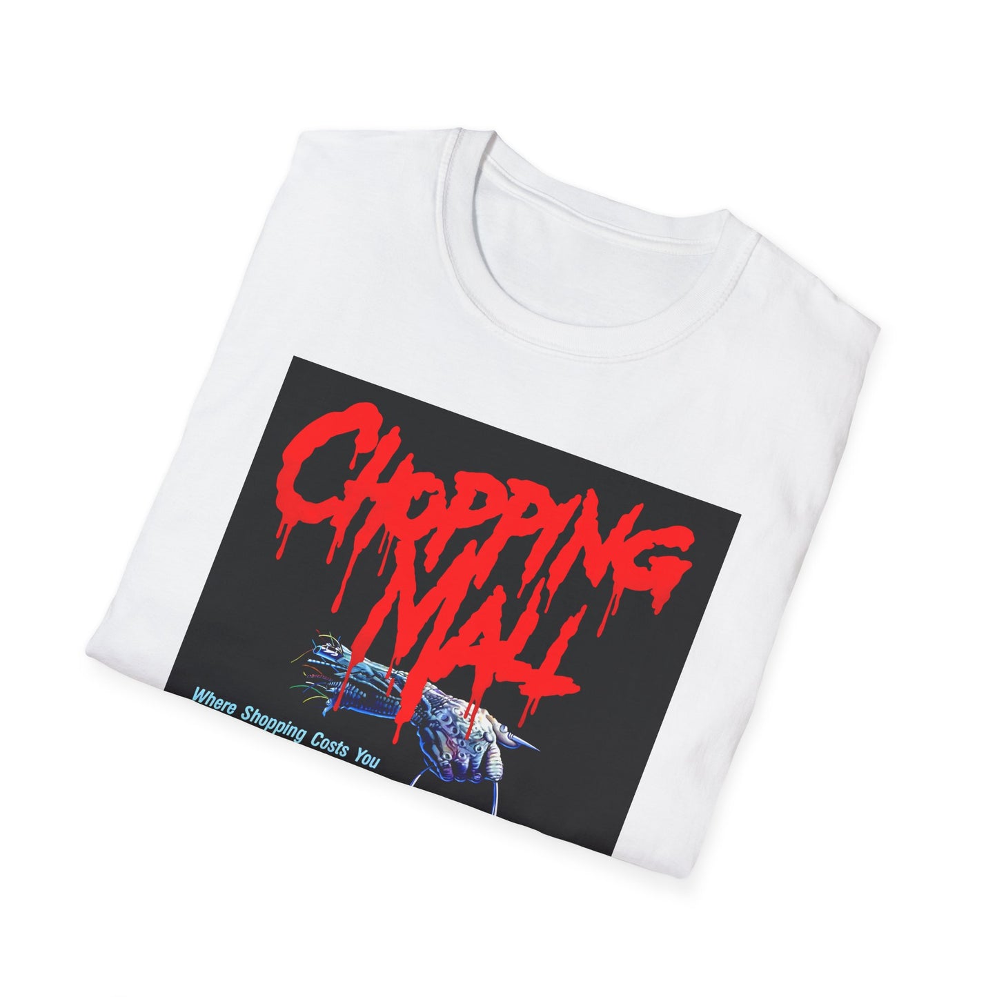 chopping mall 1986 poster coloured tshirt