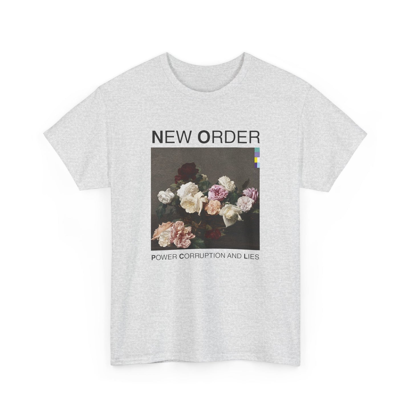 1983 new order album love, corruption & lies tshirt