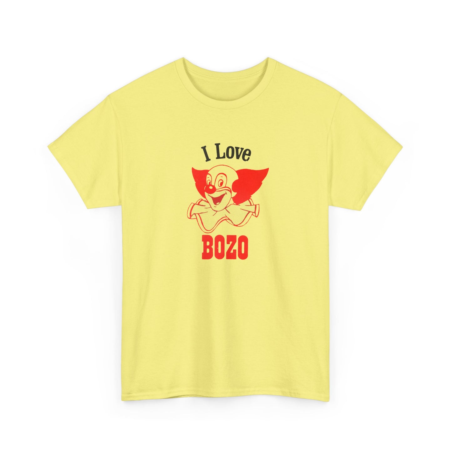 i love bozo vintage reproduction tshirt