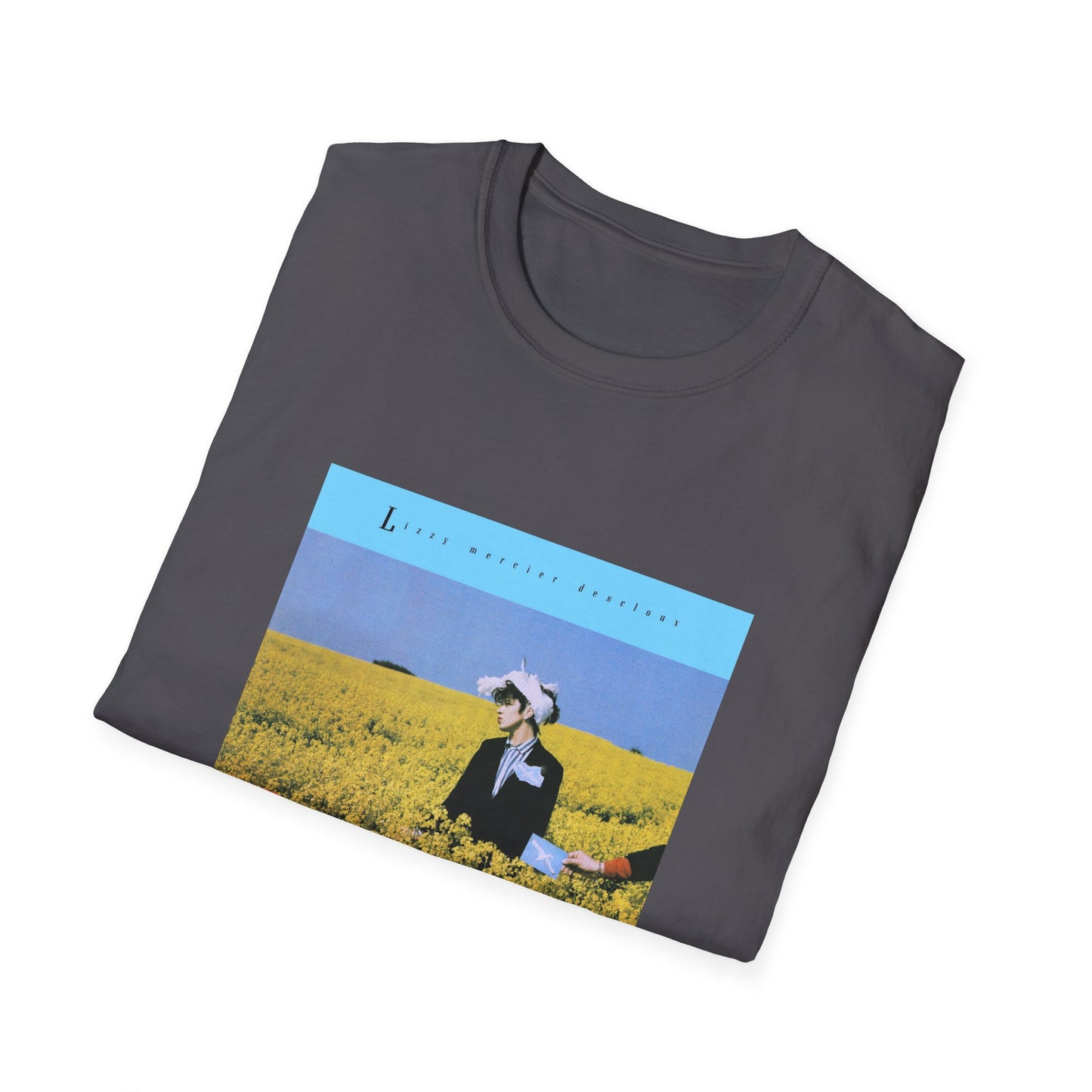 lizzy mercier descloux 1988 suspense album cover tshirt