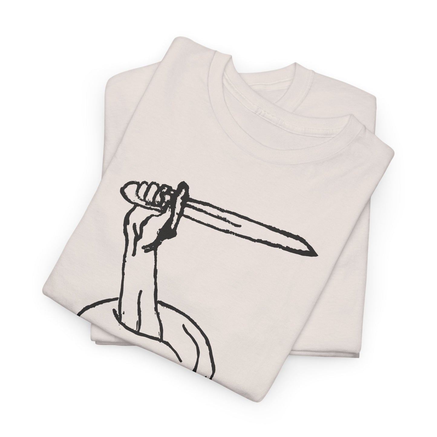 vintage tattoo art arm coming out of skull with sword tshirt