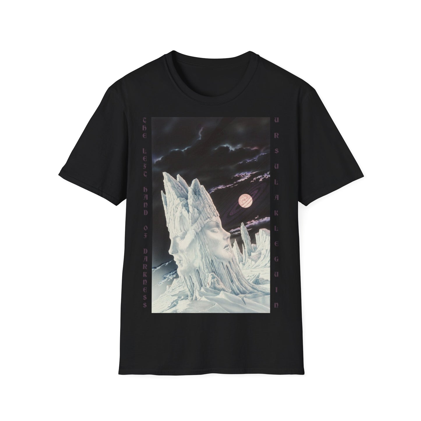 ursula k le guin book cover tshirt the left hand of darkness, ships from UK