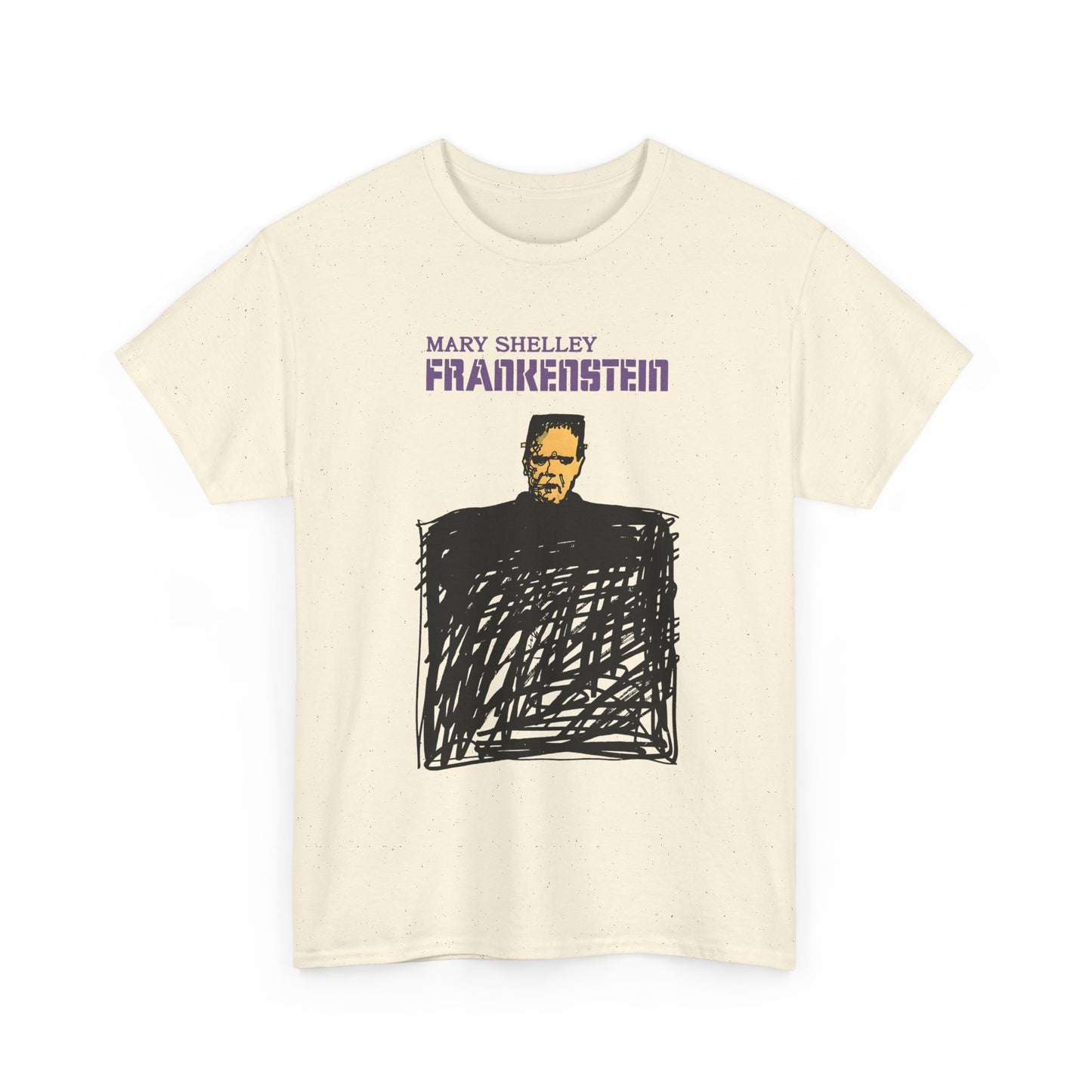 1970s italian book cover for mary shelley's 1818 gothic novel frankstein tshirt