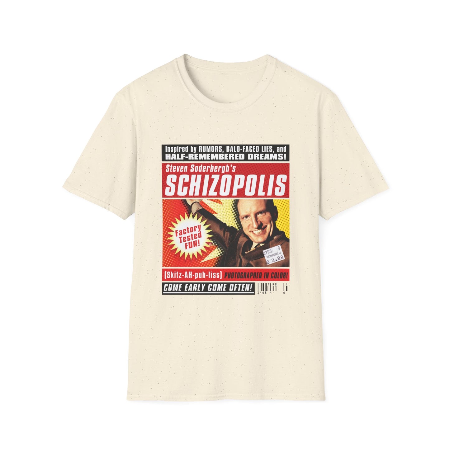 1996 steven soderbergh's schizopolis movie poster tshirt