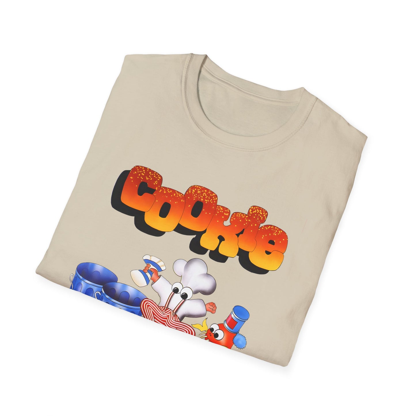 1983 zx spectrum video game cookie tshirt