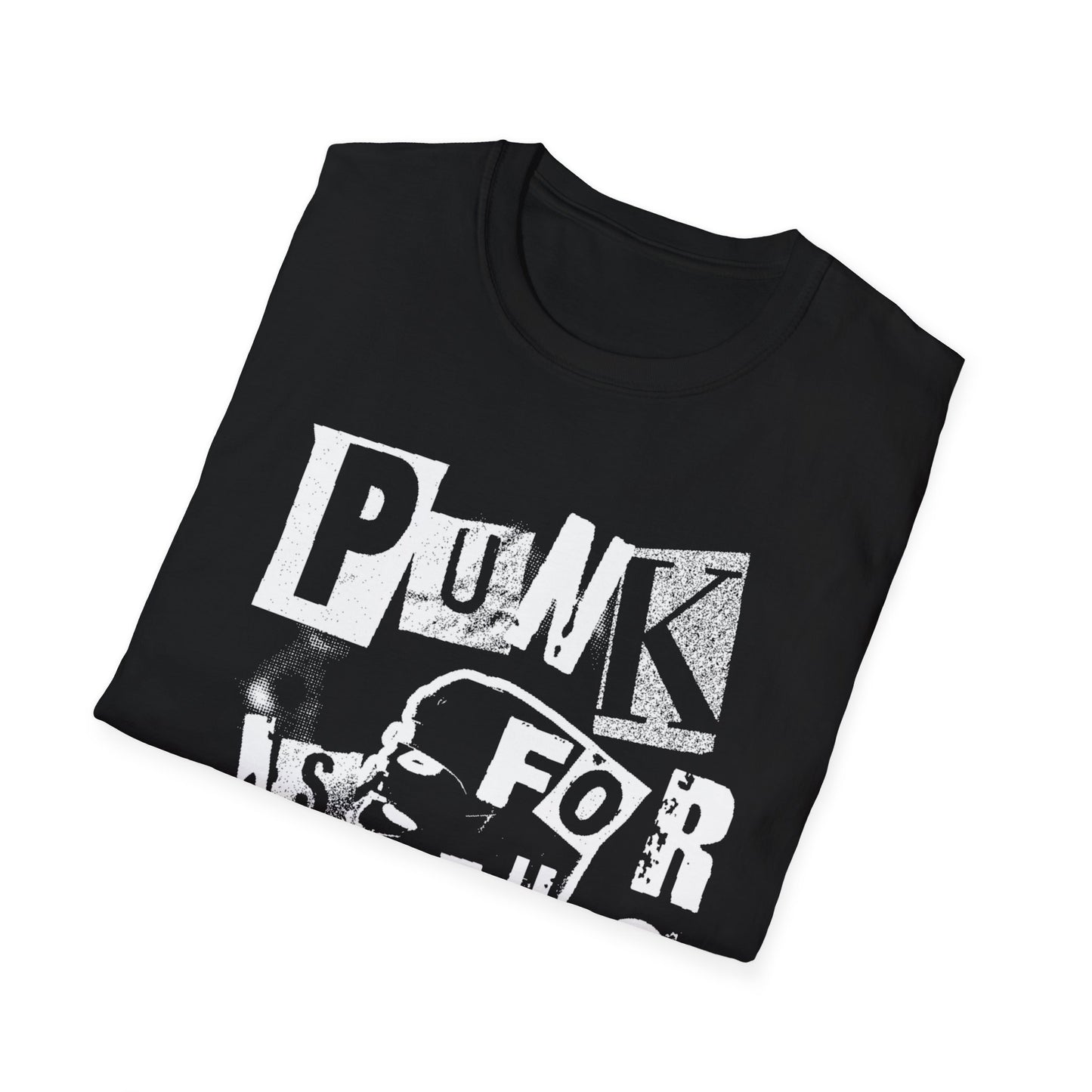 punk is for sure dead spray spaint style tshirt