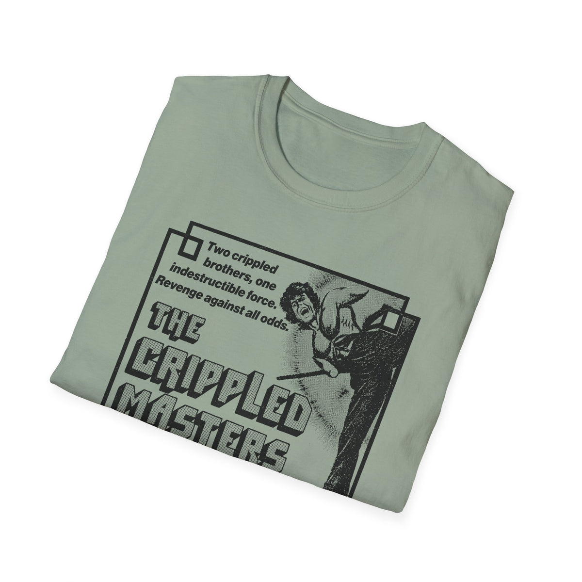 1979 hong kong martial arts film the crippled masters newspaper advertisement tshirt