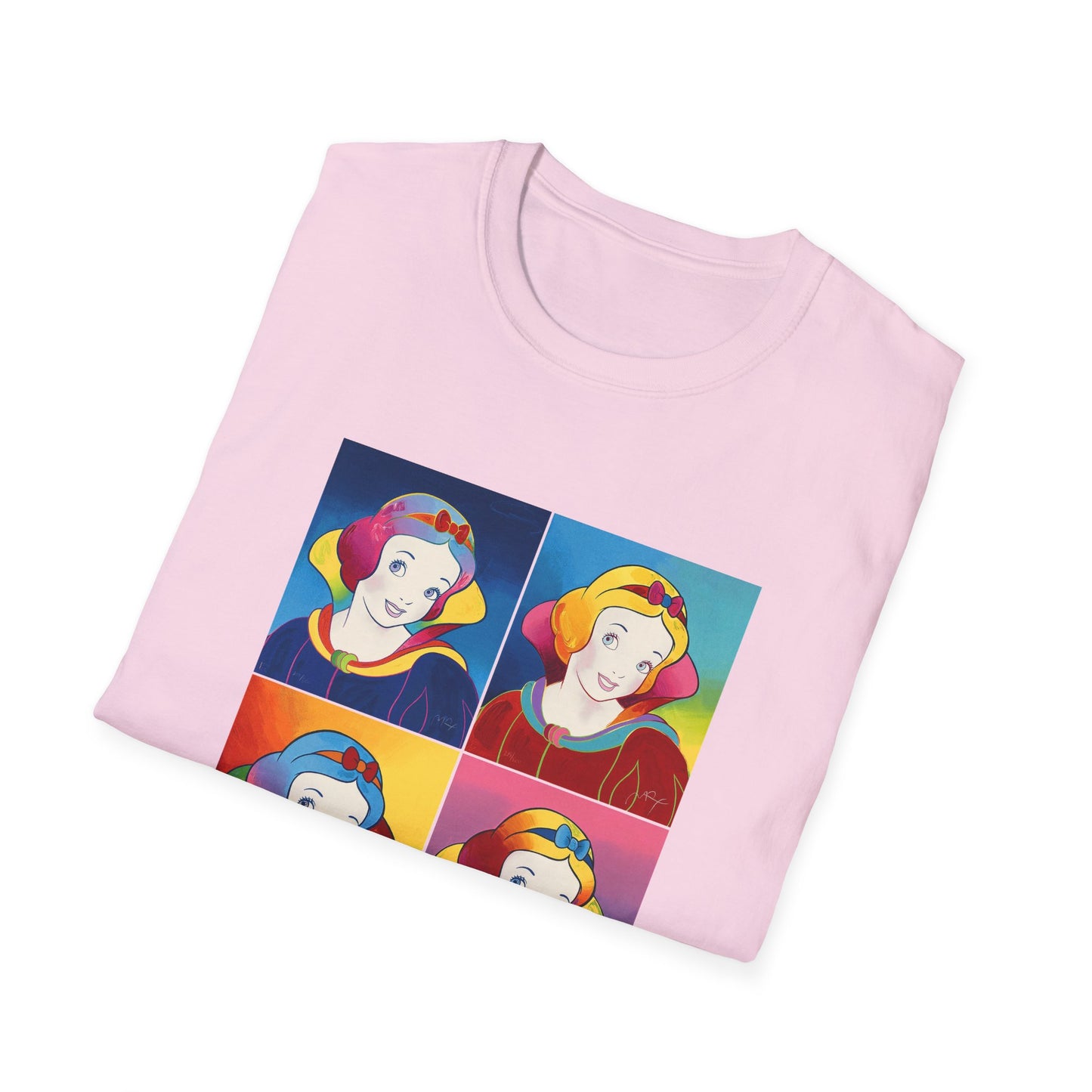 1996 psychedelic snow white pop culture art by peter max tshirt