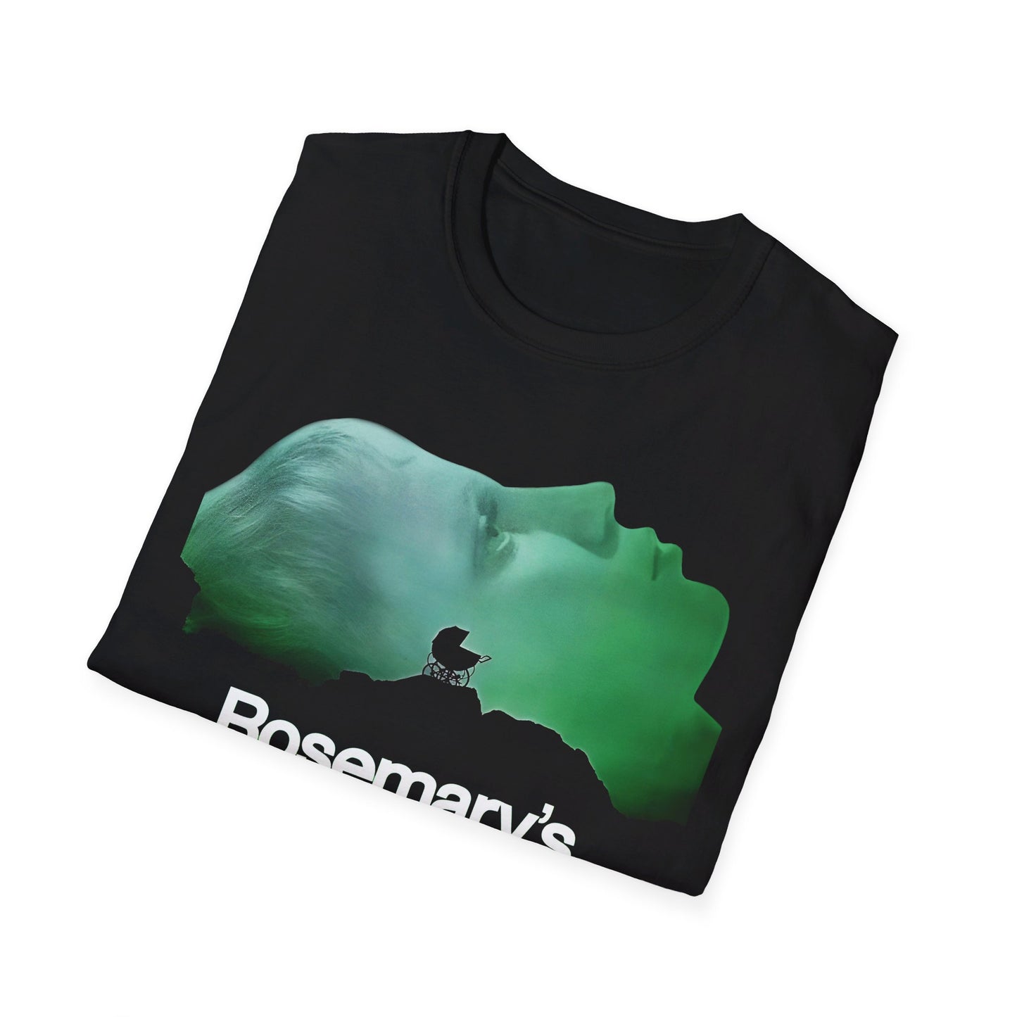 1968 roman polanski's rosemary's baby movie poster tshirt