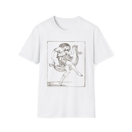 1934 etching legato by  cleo damianakes tshirt
