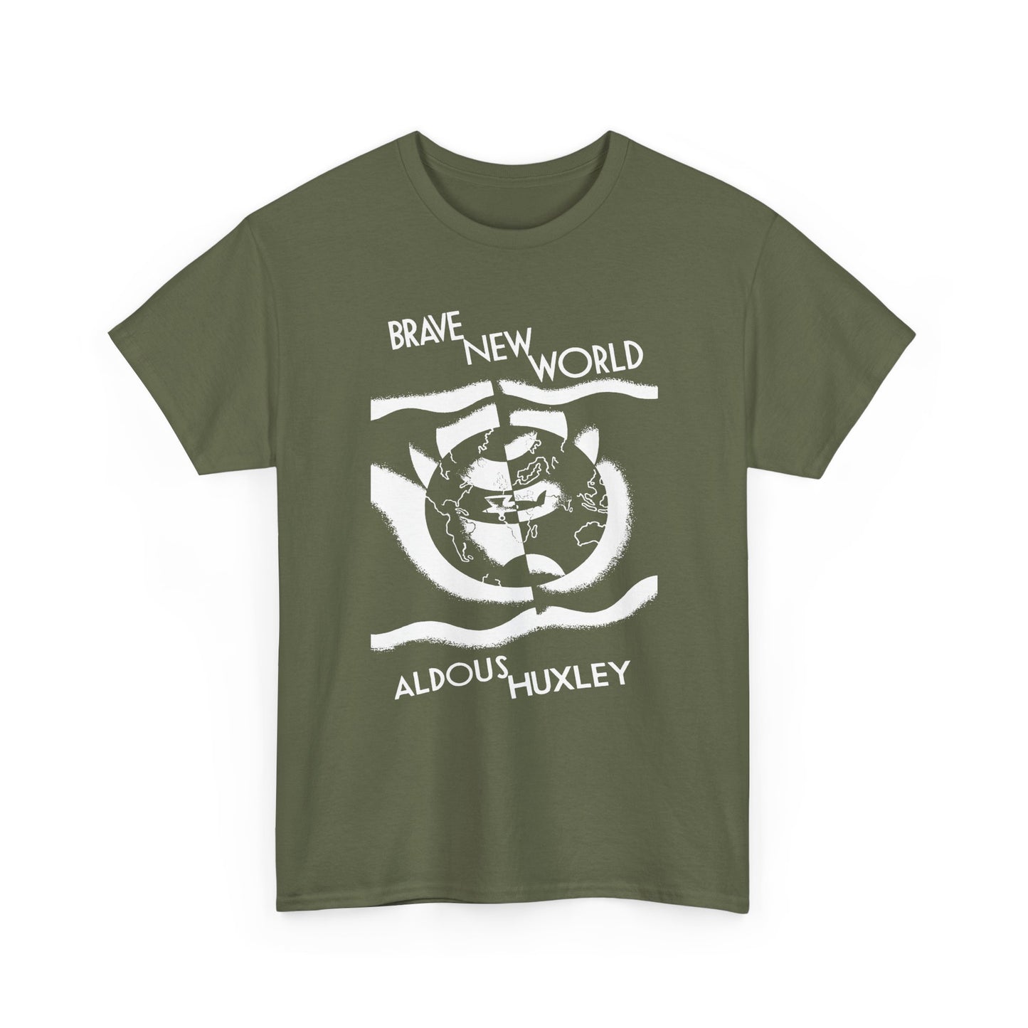 brave new world aldous huxley book cover jacket tshirt