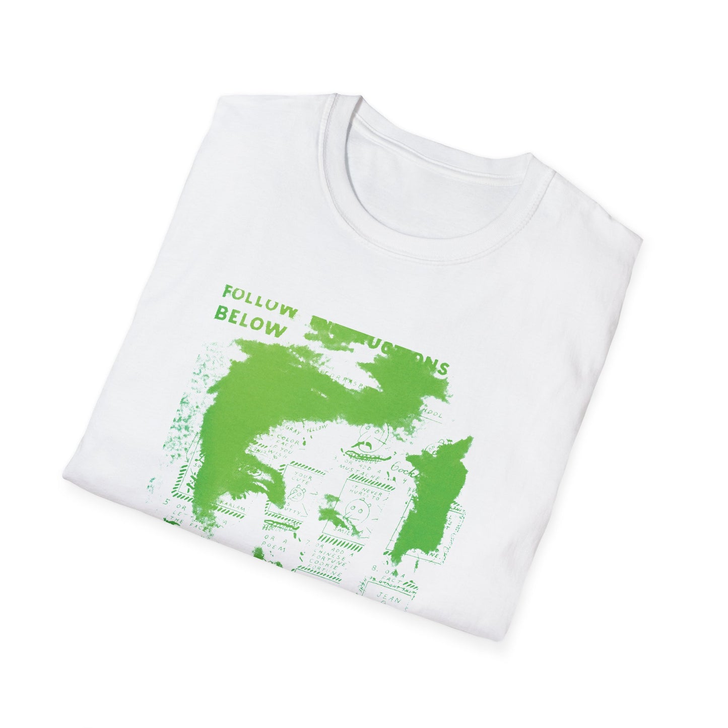 ray johnson arthur rimbaud art in green tshirt