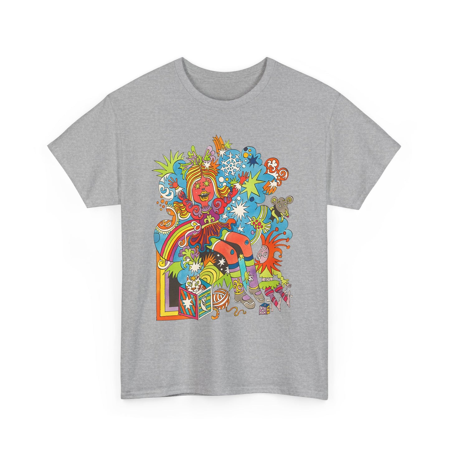 1970 stars slovak illustration by miroslav cipar reproduction tshirt