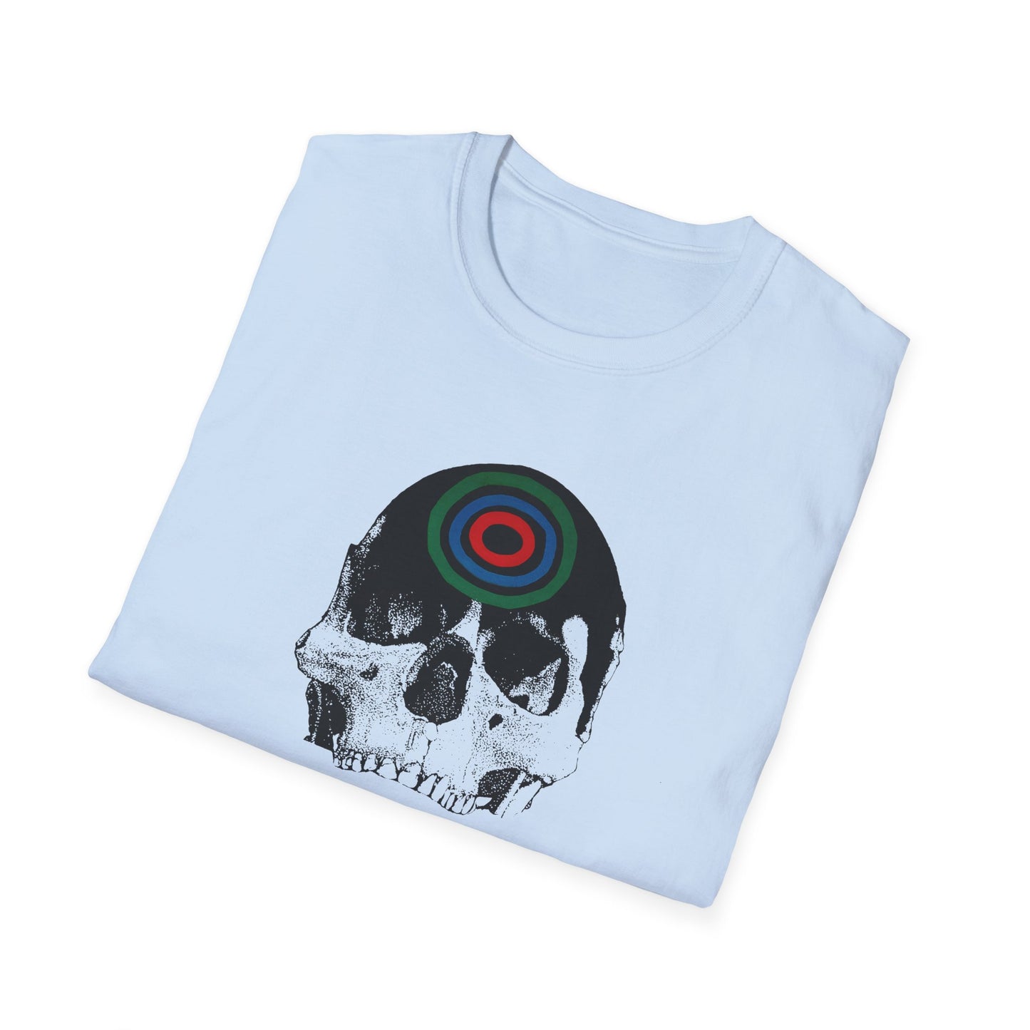 polish movie poster for alfred hitchcock's vertigo with memento mori tshirt