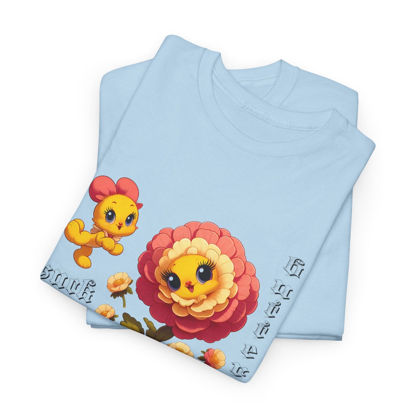 suck it up buttercup cartoon flower tshirt