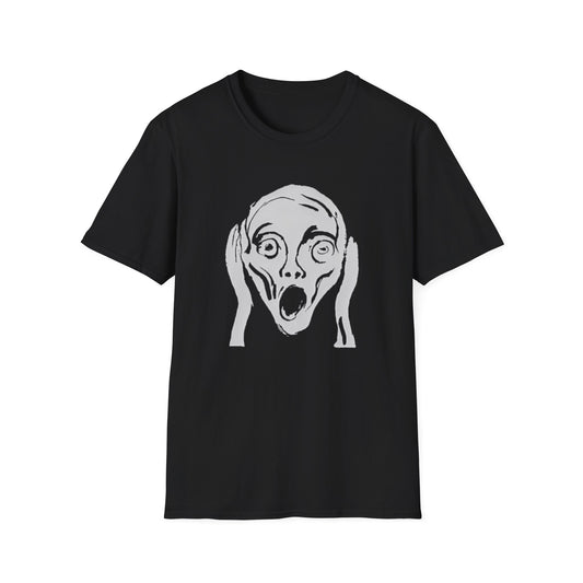 late 1800's edvard munch's scream undated drawing tshirt