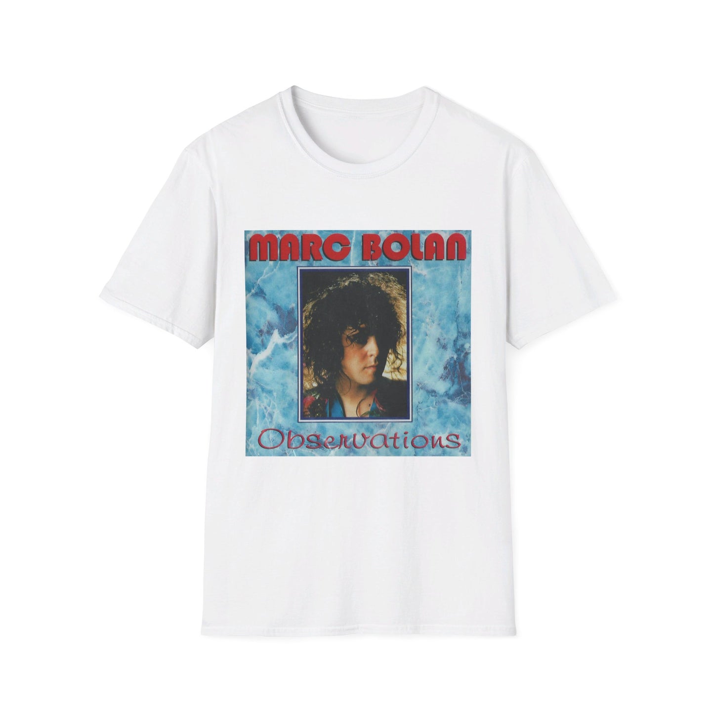 marc bolan 1992 observations album tshirt