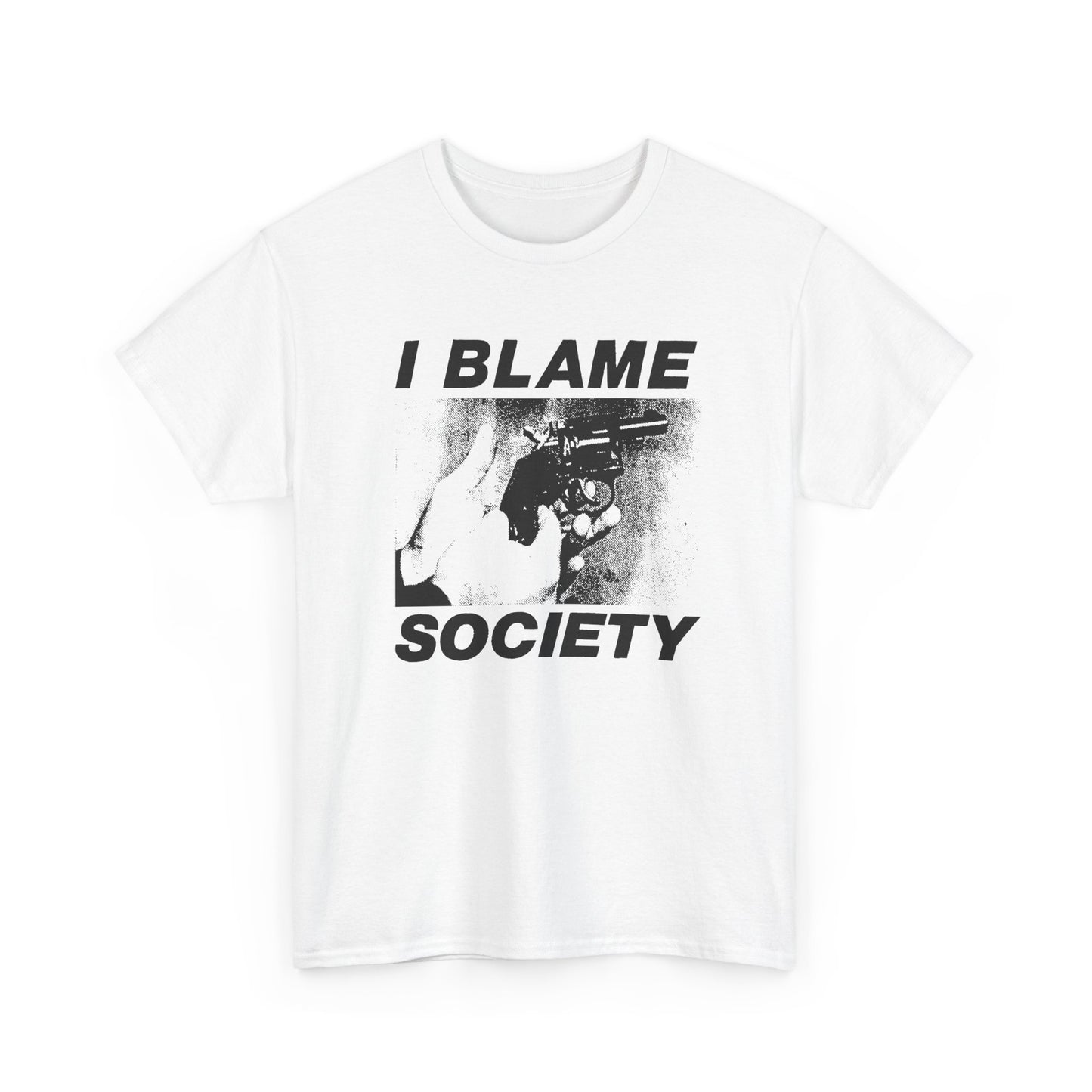 the totally f**cked up i blame society custom reproduction tshirt