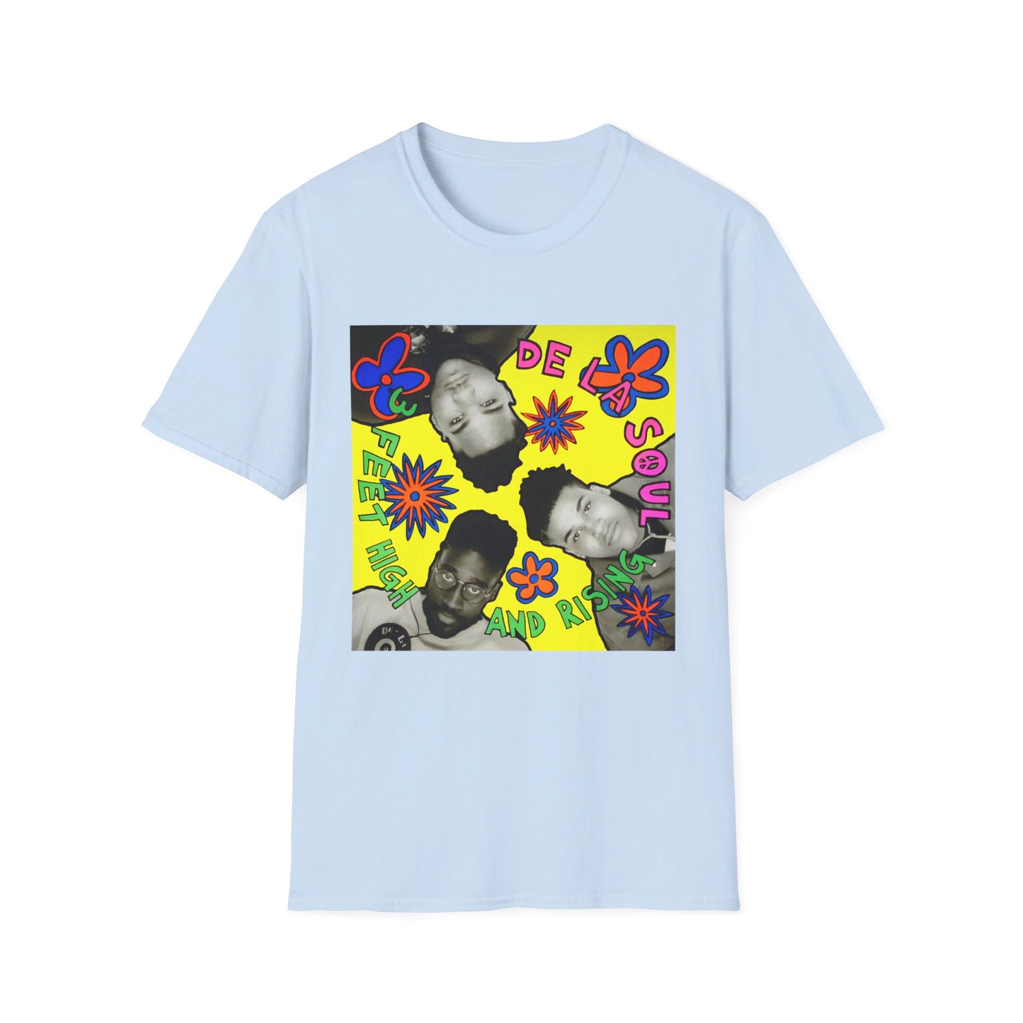 de la soul 1989 3 feet high and rising album tshirt