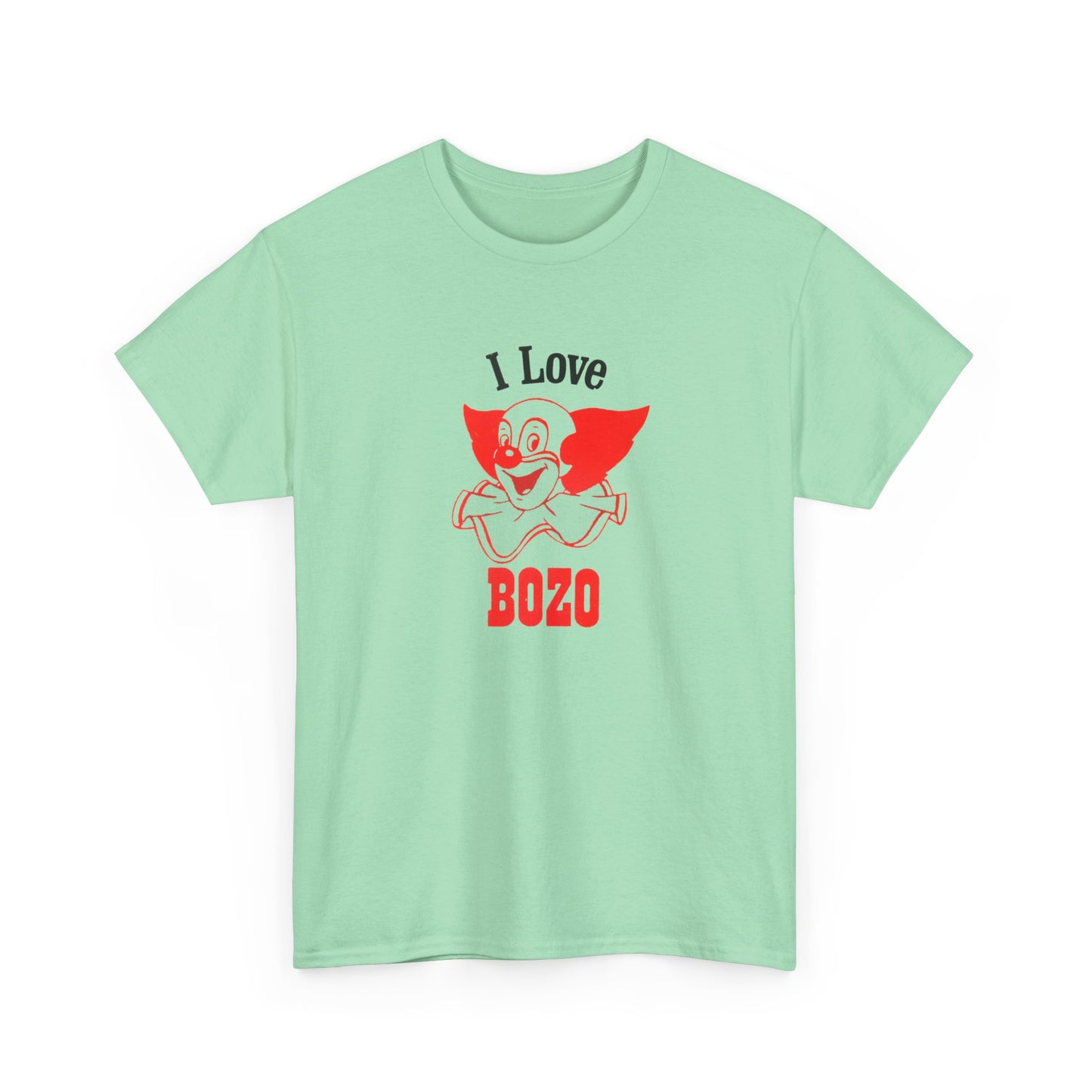 i love bozo vintage reproduction tshirt