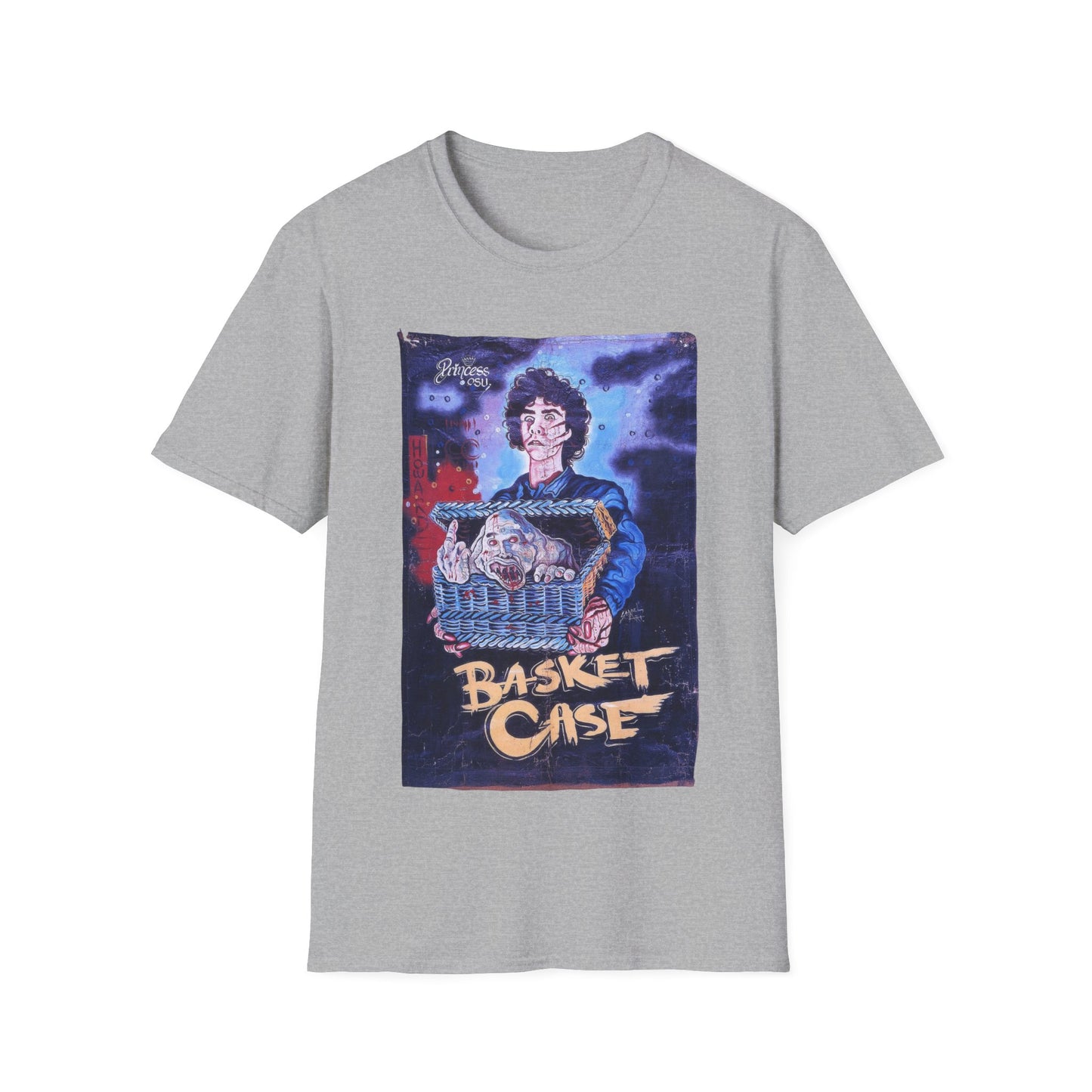 ghanaian basket case 1982 by frank henenlotter movie poster tshirt