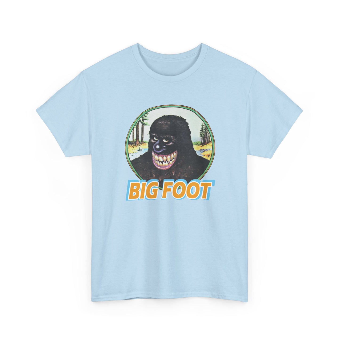 1970s bigfoot vintage graphic custom reproduction tshirt