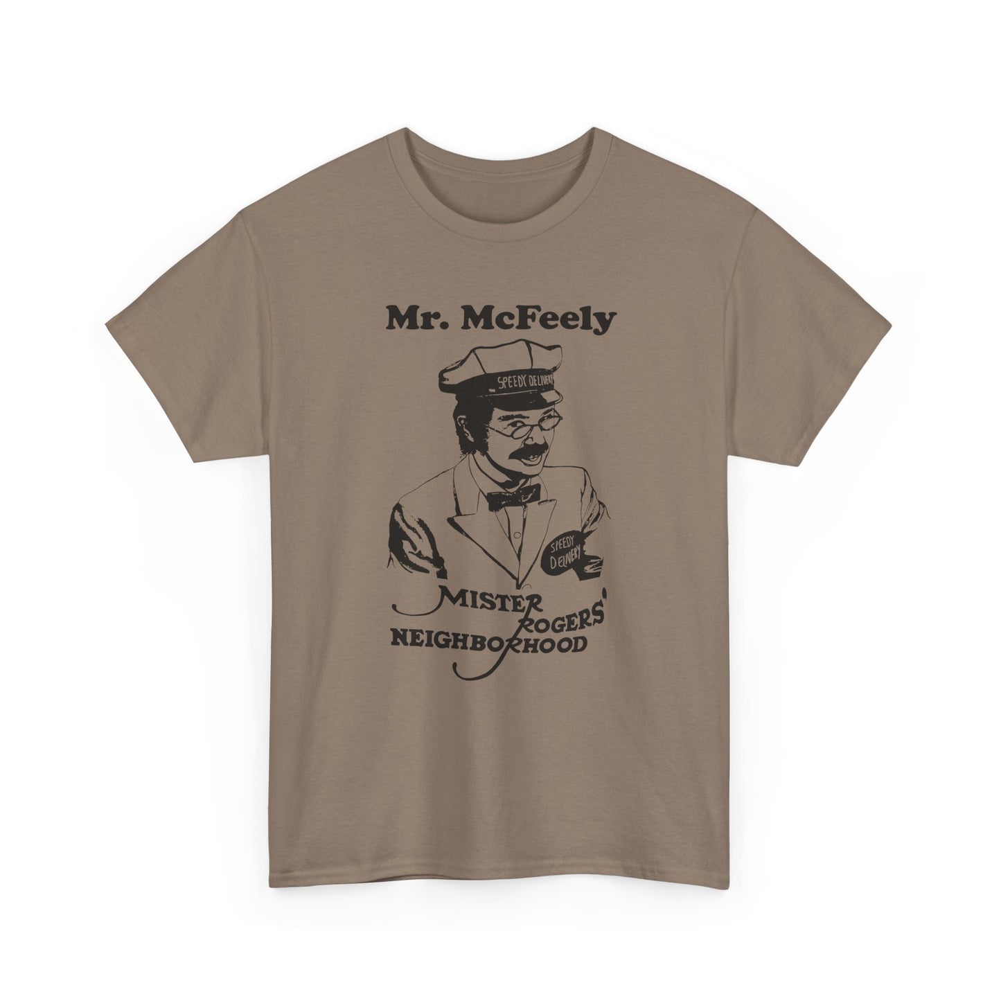 vintage mr mcfeely from mr rogers custom reproduction tshirt