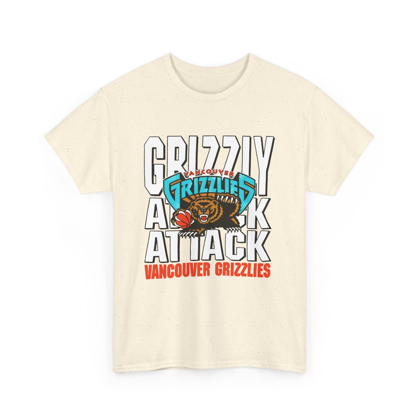 vintage vancouver grizzlies reproduction tshirt