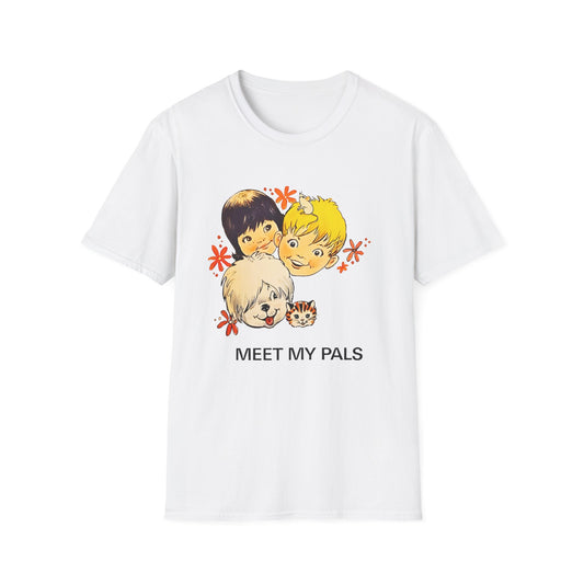 meet my pals mr. mugs sheepdog tshirt