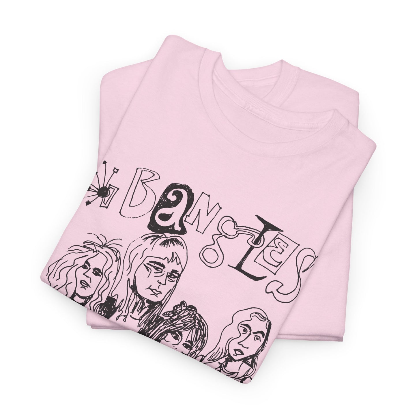 the bangles band original drawing tshirt
