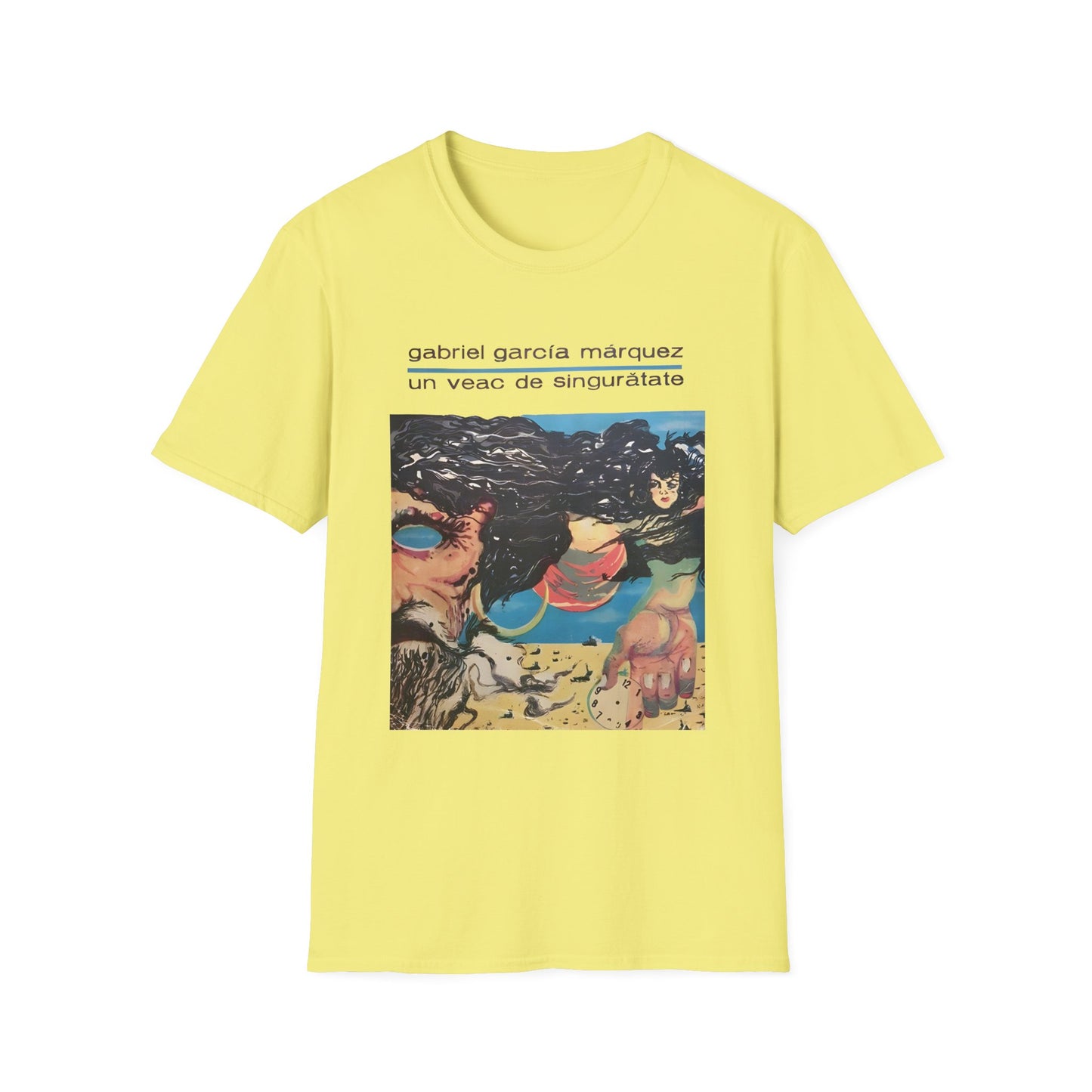 1974 romanian book cover for one hundred years of solitude by gabriel garcía márquez tshirt