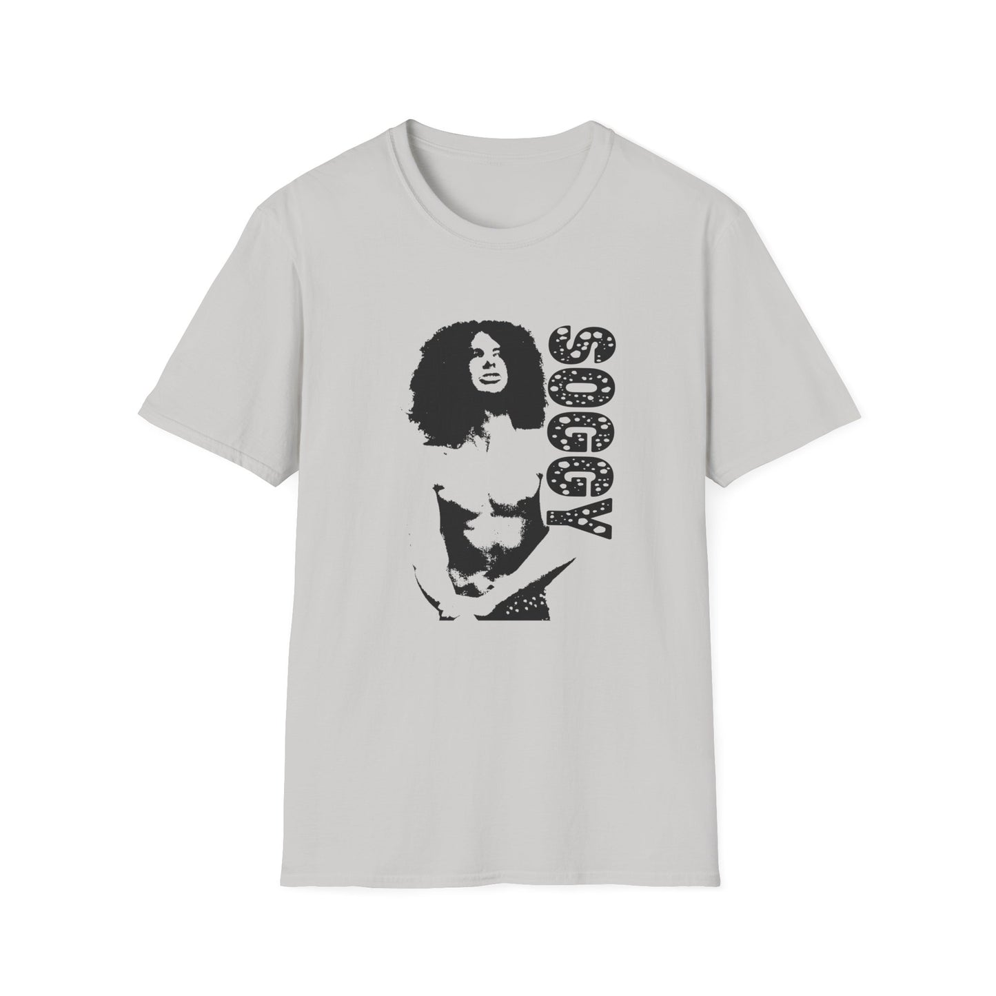 1980s french hard rock band soggy fan art tshirt