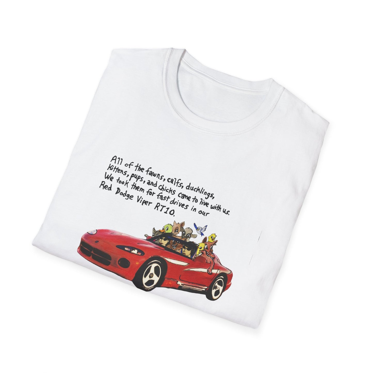 dodge viper rt10 original drawing tshirt