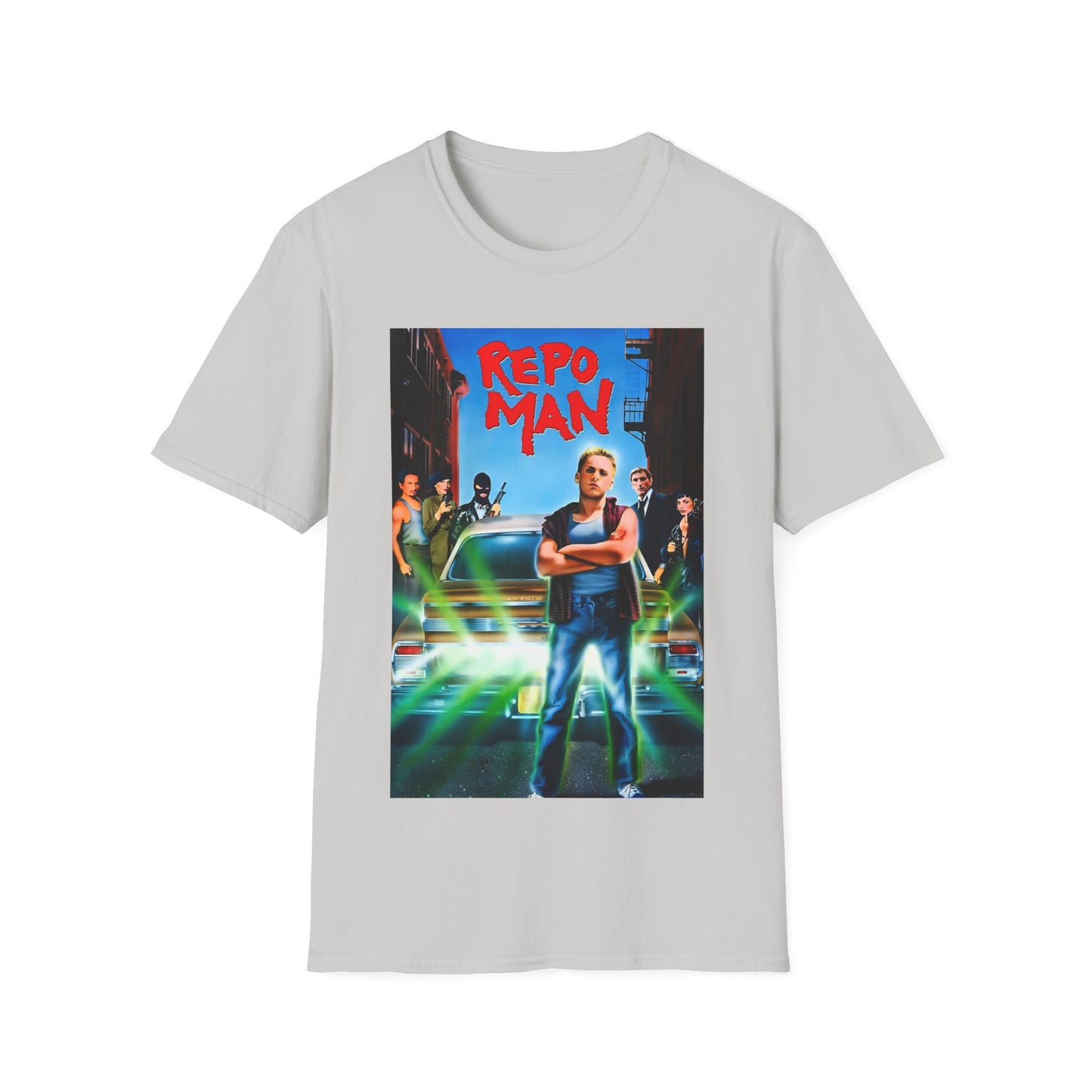 1984 repo man movie poster tshirt