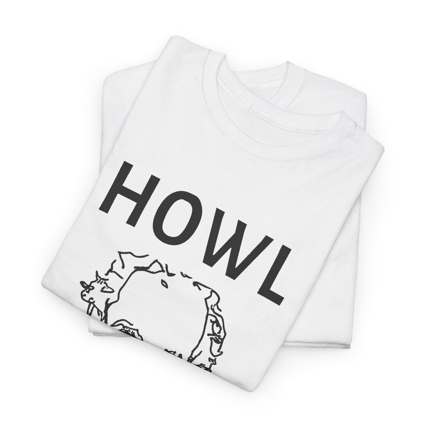 1956 book cover for howl by allen ginsberg custom edit tshirt