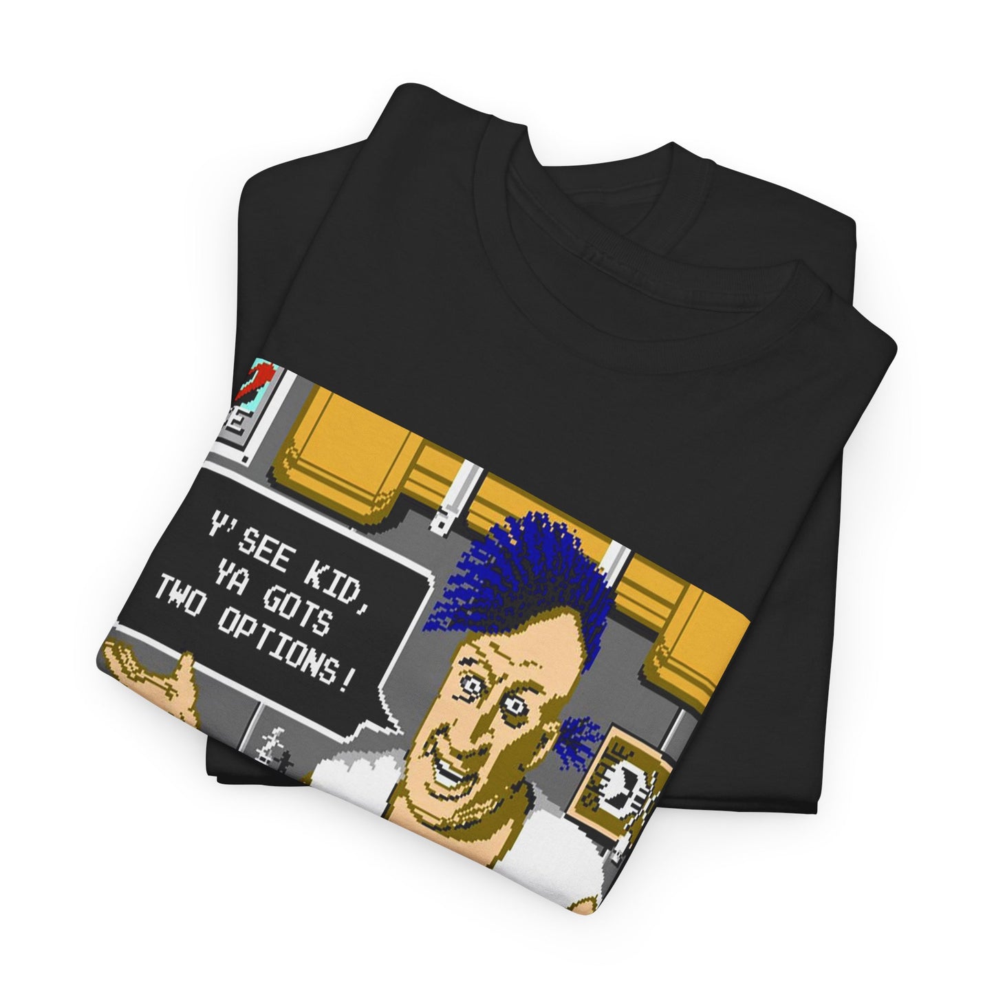 1987 skate or die! video game ya gots two options tshirt