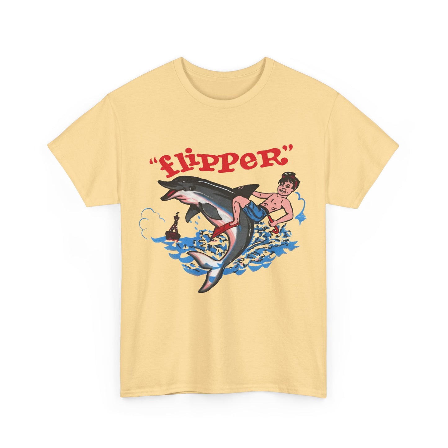 1960s miami seaquarium flipper the dolphin vintage reproduction tshirt