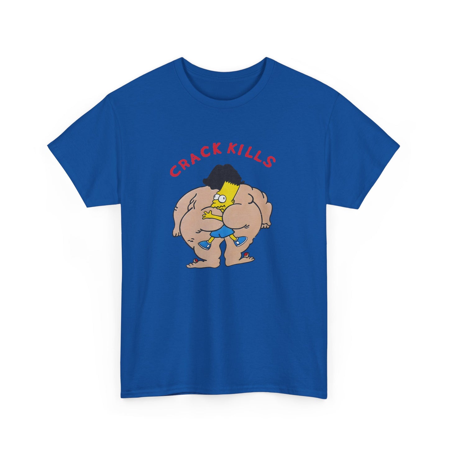 bart simpson crack kills parody vintage reproduction tshirt