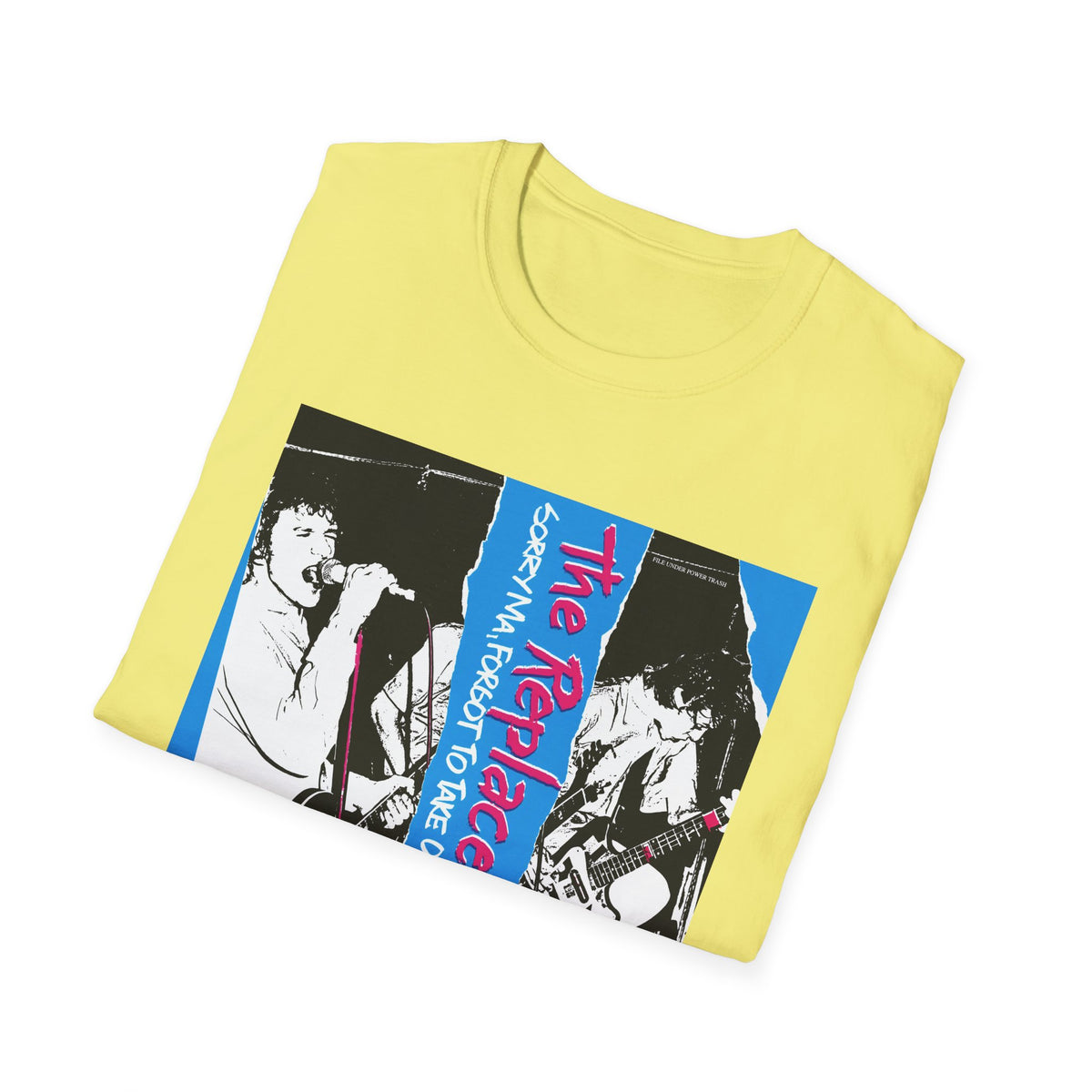 1981 replacements sorry ma, forgot to take out the trash album tshirt