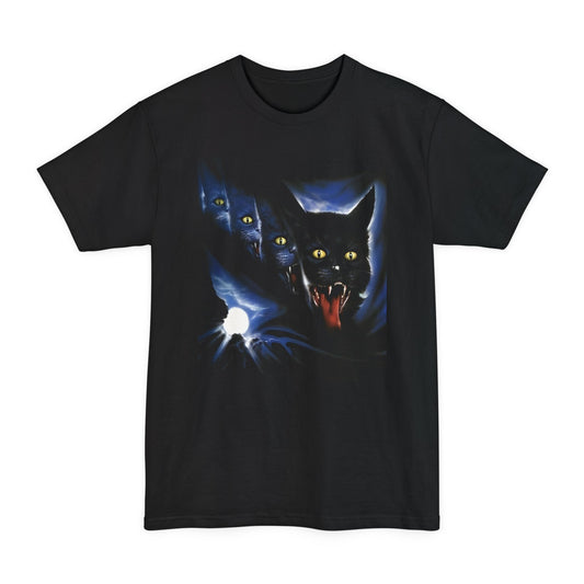 oversized 1990 tales from the darkside rare cat poster reproduction unisex tall beefy tshirt