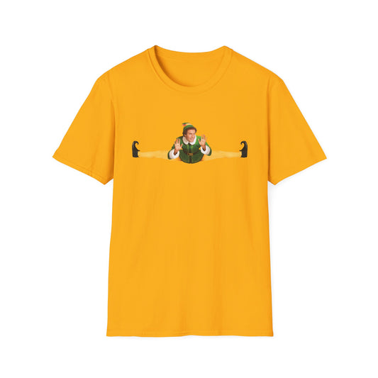 elf 2003 will ferrell doing the splits christmas tshirt