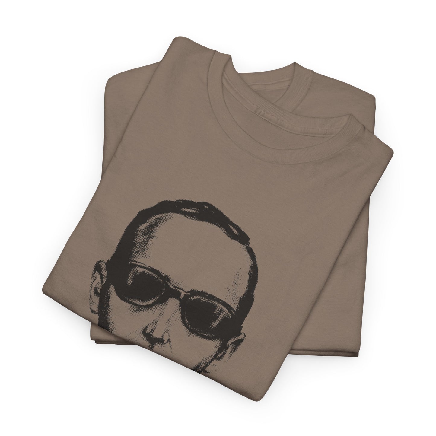 d.b. cooper fbi sketch large head tshirt