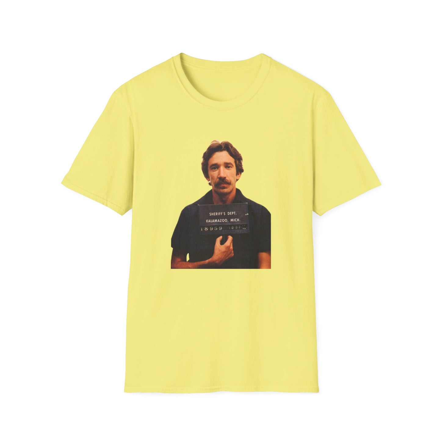 tim allen mugshot tshirt