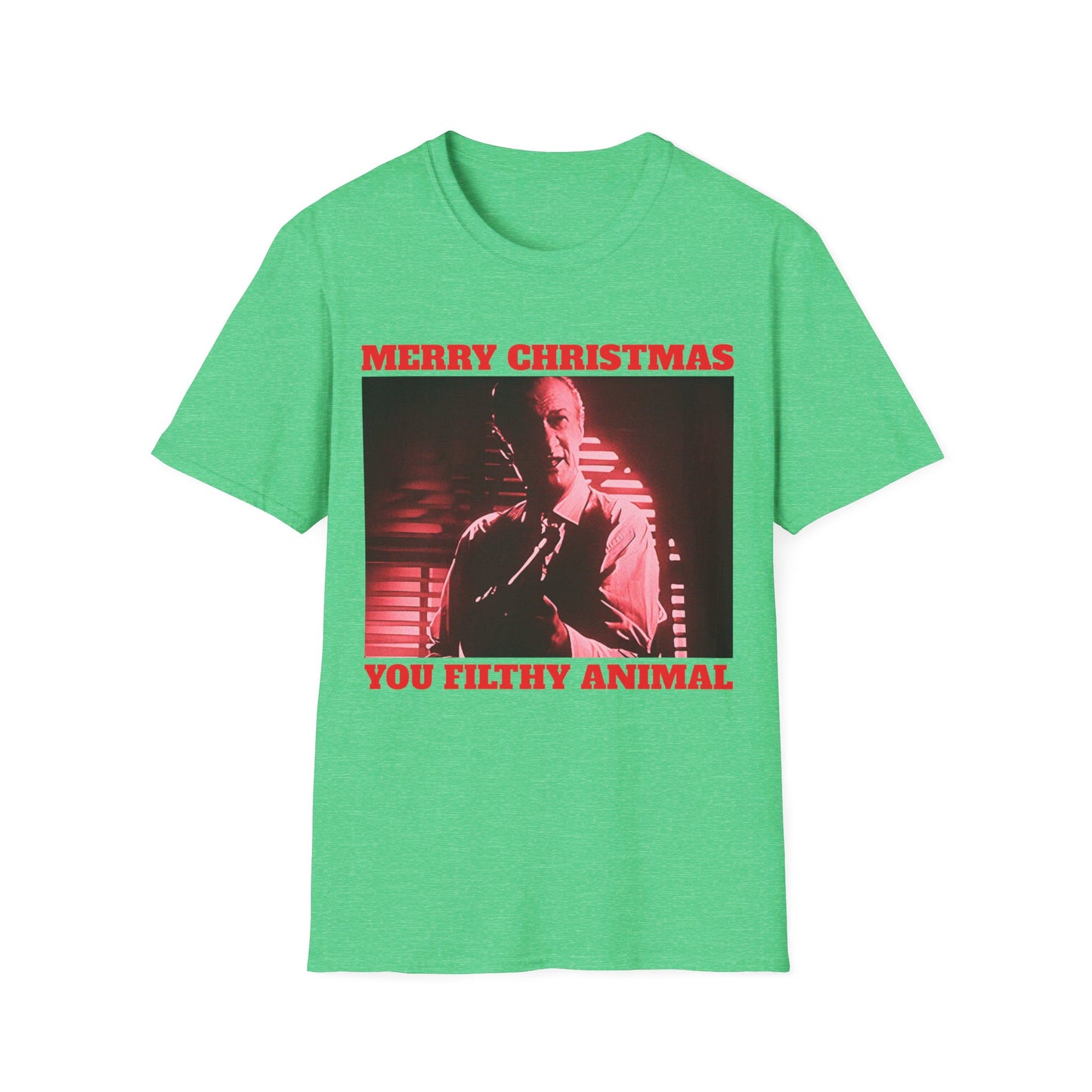 home alone gangster movie merry christmas you filthy animal christmas colour only and a happy new year on the back tshirt