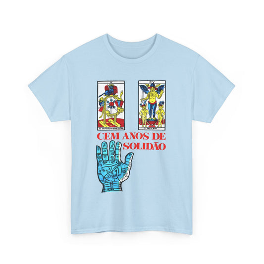 1980s book cover for one hundred years of solitude by gabriel garcía márquez tshirt