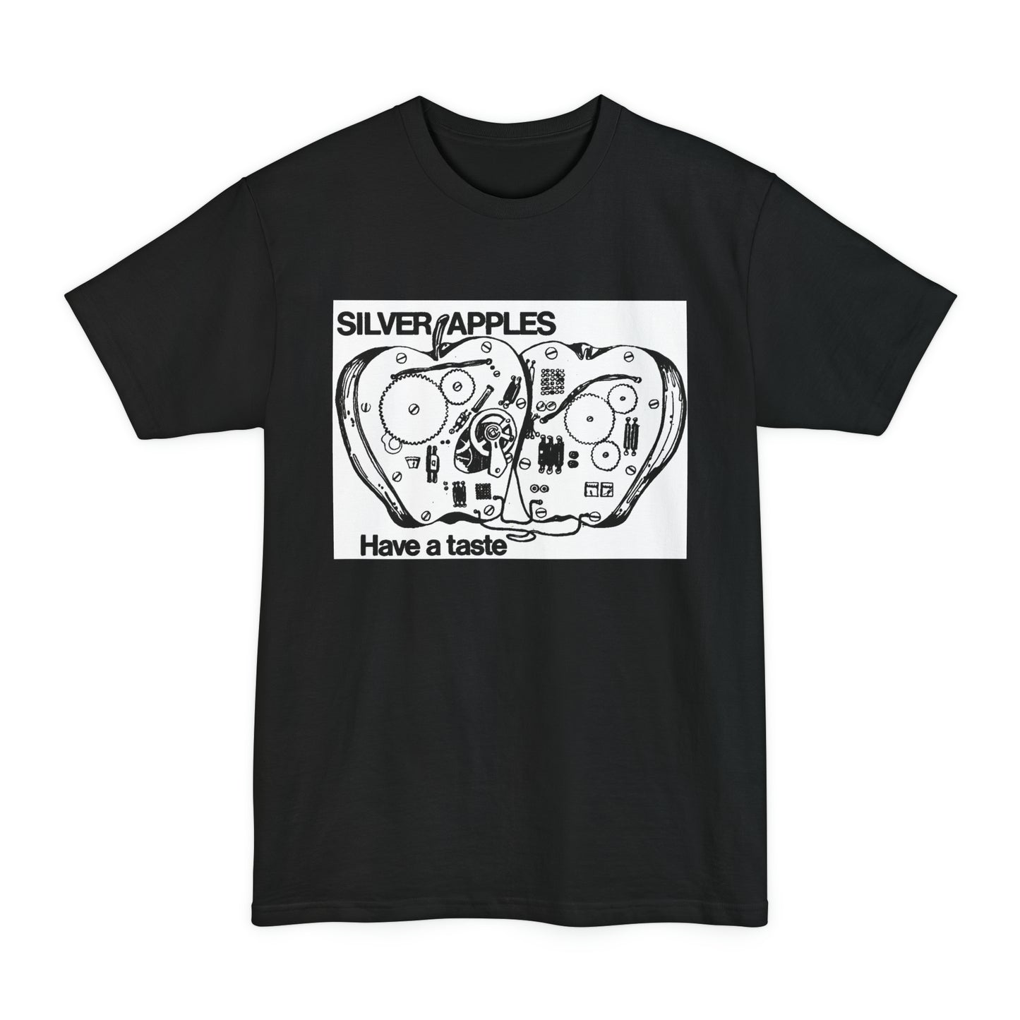 oversized silver apples 1968 have a taste unisex tall beefy tshirt