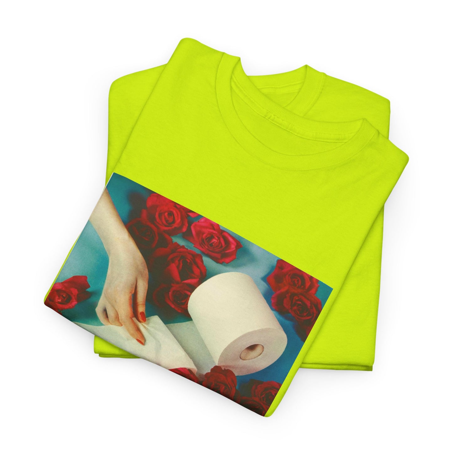 1938 color carbro toilet paper advertisement by paul outerbridge jr. tshirt